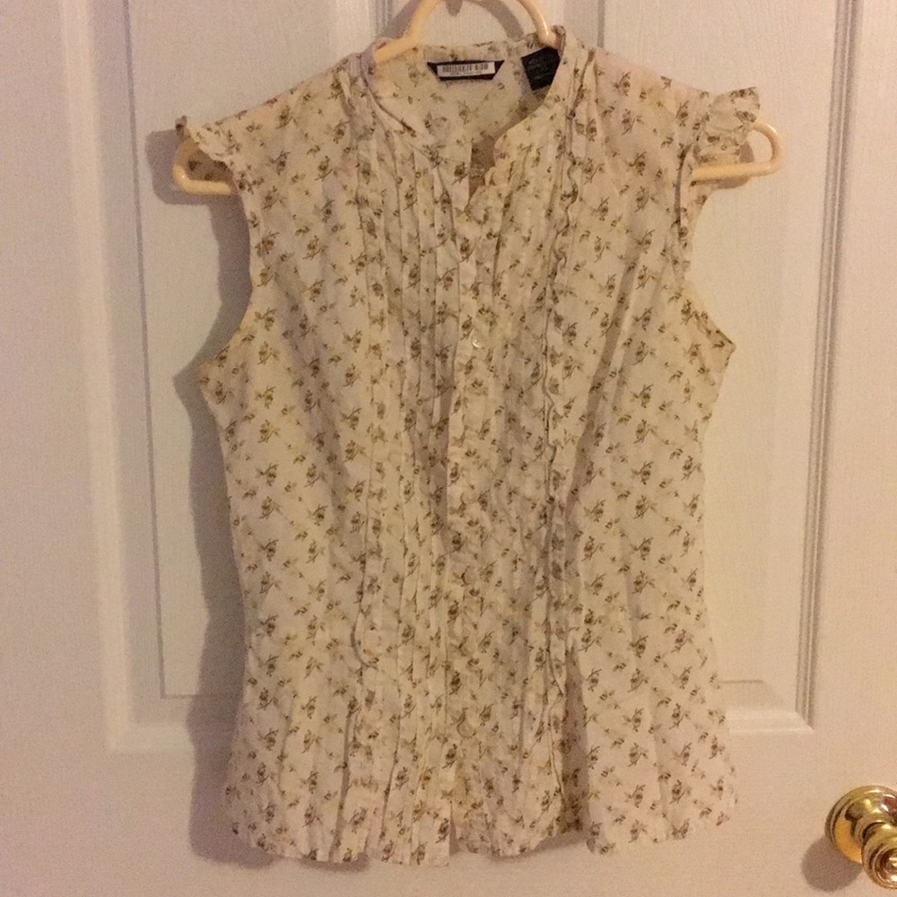 Vintage sleeveless blouse